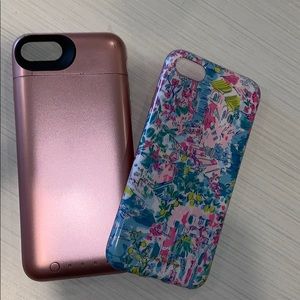 Iphone 8 Mophie and Lily Pulitzer Case Bundle